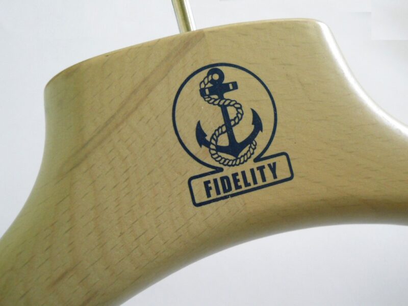 TAMPOGRAFIA BLU su LEGNO VERNIC. BIANCO