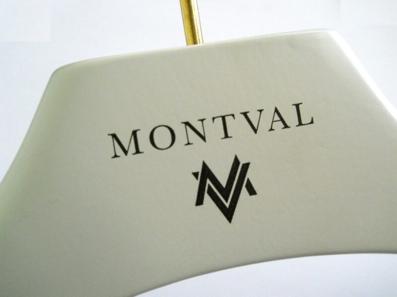 TAMPOGRAFIA NERA su LEGNO LACCATO BIANCO